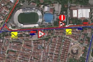 Stadyum caddesi tek şeride inecek