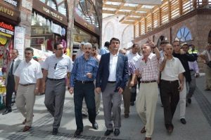Başkan D&uuml;ndar'dan bayramlaşma turu