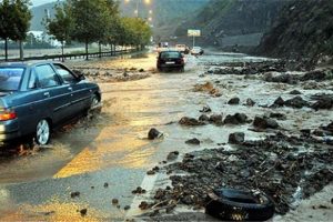 Samsun - Ordu yolu trafiğe kapandı