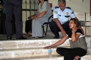 Patlamada &ouml;len 8 kişinin cenazesi Adli Tıp'ta