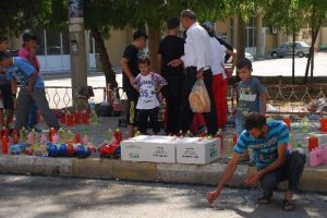 Patlayıcı madde standı tepkilere neden oldu