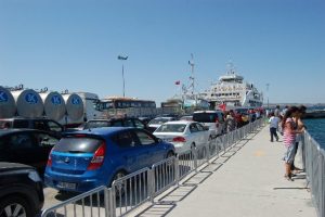 Lapseki - Gelibolu iskelelerinde &ccedil;ile
