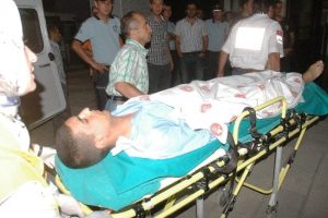 Yaralı askerler Van'da