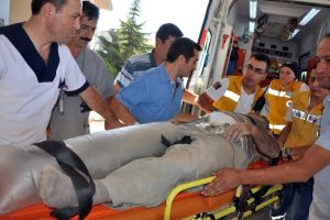 Belediye Başkanı g&ouml;&ccedil;&uuml;k altında kaldı