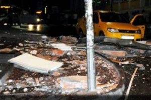 6 katlı binada korkutan patlama