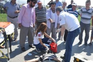 Dedesini kanlar i&ccedil;inde g&ouml;ren torunun g&ouml;z yaşları