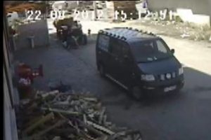 İnanılmaz kurtuluş saniye saniye kamerada