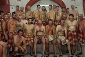 Avrupalı pilotların hamam sefası