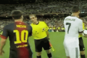 Messi ve Ronaldo b&ouml;yle yakalandı