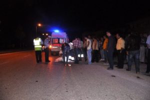 Otomobilin &ccedil;arptığı yaya hayatını kaybetti
