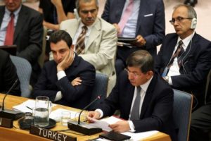 Davutoğlu'ndan BM G&uuml;venlik Konseyi'nde sert s&ouml;zler