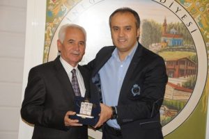 İneg&ouml;ll&uuml; gazilerden başkan Aktaş'a ziyaret