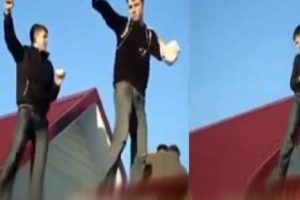 Kızlara hava atayım derken...