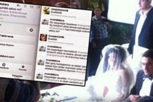 Twitter &uuml;zerinden ilk nikah kıyıldı