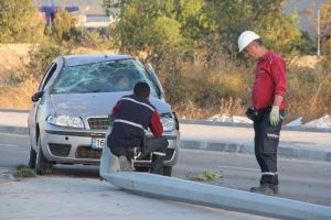 Emniyet kemeri hayatını kurtardı