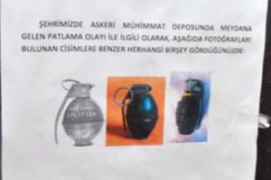 Miniklerin ilk dersinde bomba eğitimi vardı