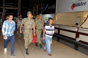 Yaralanan askerler memleketlerine g&ouml;nderildi