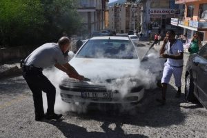 Korkutan ara&ccedil; yangını