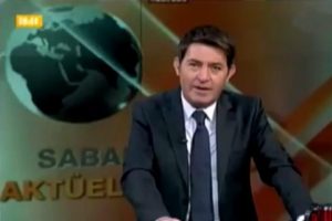 TRT spikerinin canlı yayında "manda" bağlantısı yaptı