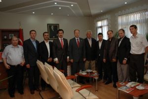 Hemşeri derneklerinden yenişehir kaymakamına ziyaret