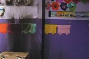 Okullara molotoflu saldırı!