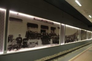 Osmangazi metro istasyonunda ge&ccedil;mişe yolculuk