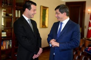 Davutoğlu Tekin'i kabul etti