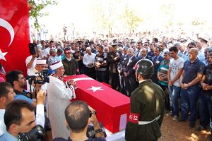 Adıyaman şehidini uğurladı