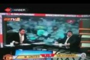 GSTV spikerinin &ccedil;ıldırdığı an