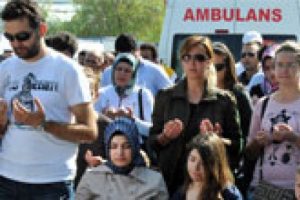 Şehit polis i&ccedil;in hazin t&ouml;ren