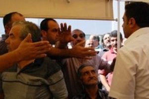 Hastane bah&ccedil;esinde gerginlik