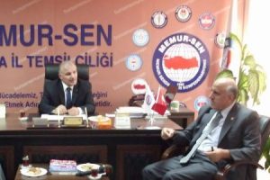 AK Parti milletvekili yıldırım'dan Memur-Sen'e ziyaret