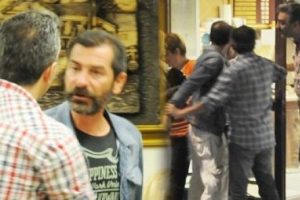 &Uuml;nl&uuml; oyuncuya tekme tokat dayak