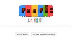 Google kendisi i&ccedil;in doodle hazırladı