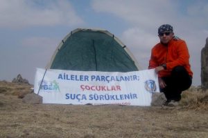Polisin 3 bin 268 metreden anlamlı mesajı