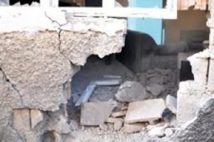 Ak&ccedil;akale'ye top mermisi d&uuml;şt&uuml;