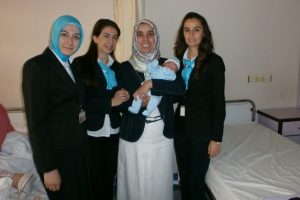 Belediyeden bebek ziyaretleri