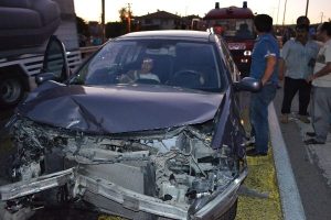 Kula'da trafik kazası: 1 &ouml;l&uuml;, 1 yaralı