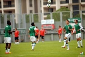 Tuncay ve Pinto salonda &ccedil;alıştı