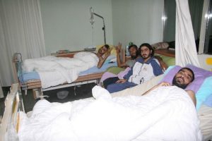 Suriye'de yaralanan 17 kişi daha Kilis'e getirildi
