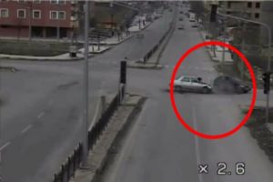 O kazaları MOBESE b&ouml;yle kayıt etti