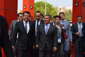 Tataristan Cumhurbaşkanı Minnihanov  BTSO OSB'ye hayran kaldı