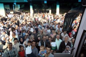 İlk hacı kafilesi uğurlandı