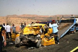 Mardin'de feci kaza