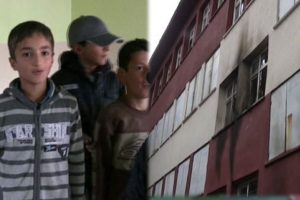 PKK'lıların okul yakması &ouml;ğrencileri isyan ettirdi