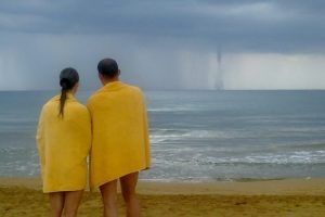 Alanya'da hortum 10 dakika gezdi