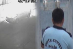 Molotoflu saldırı kamerada