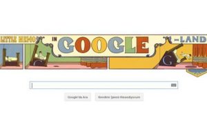 Winsor McCay i&ccedil;in &ouml;zel doodle