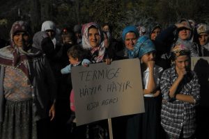 Termik santral istemeyen k&ouml;yl&uuml;ler isyan etti