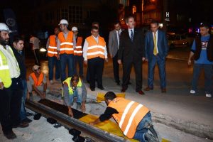Konforlu ulaşım i&ccedil;in gece mesaisi